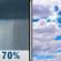 Columbus Day: Rain Showers Likely then Partly Sunny