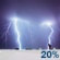 Saturday Night: Slight Chance Showers And Thunderstorms