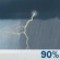 Saturday: Showers And Thunderstorms
